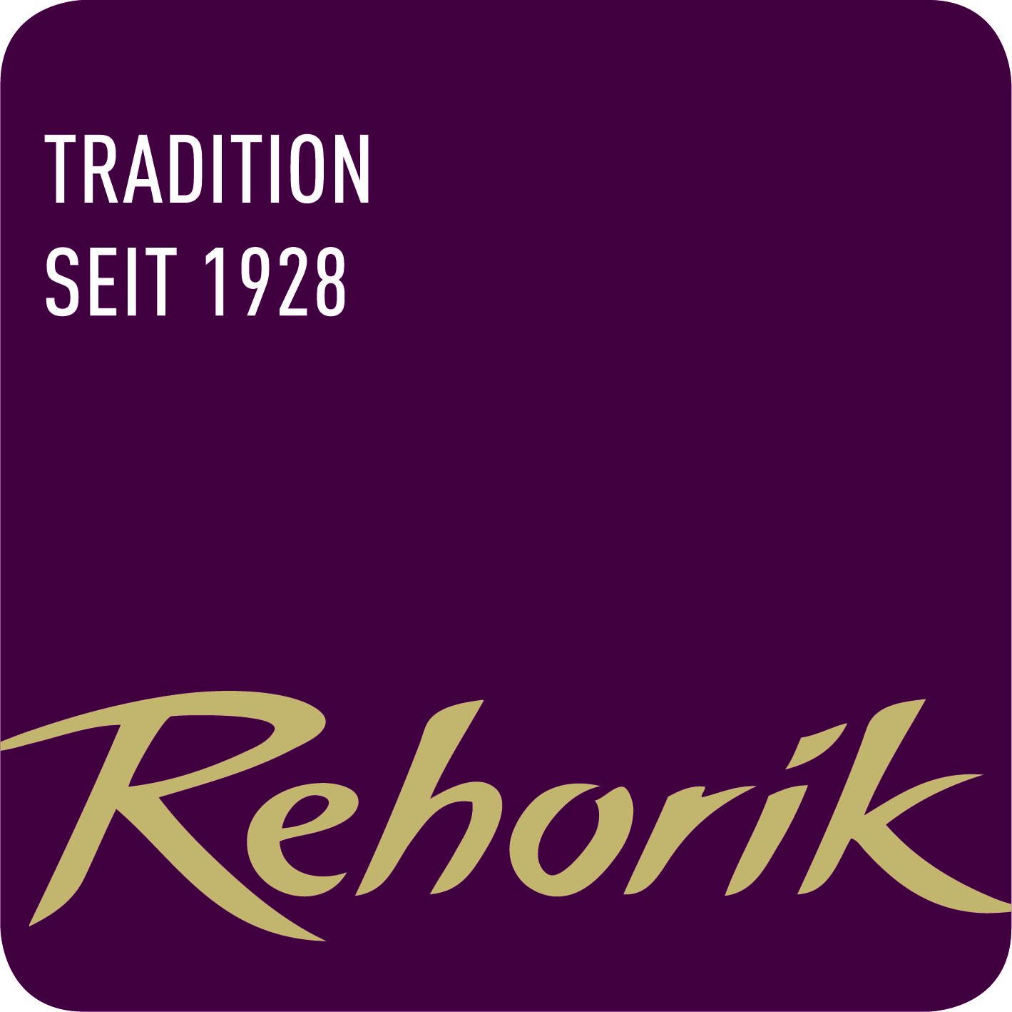 Rehorik - Tradition seit 1928 - Logo weinrot 2019_Rehorik Logo 2019 VEKTOR
